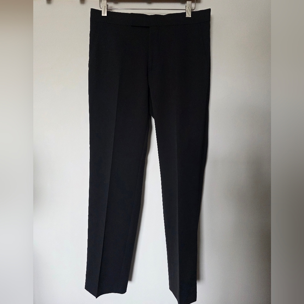 Kenneth Cole Reaction Ready Flex Slim-Fit‎ stretch black tuxedo Pants Size 31 W - Picture 3 of 6